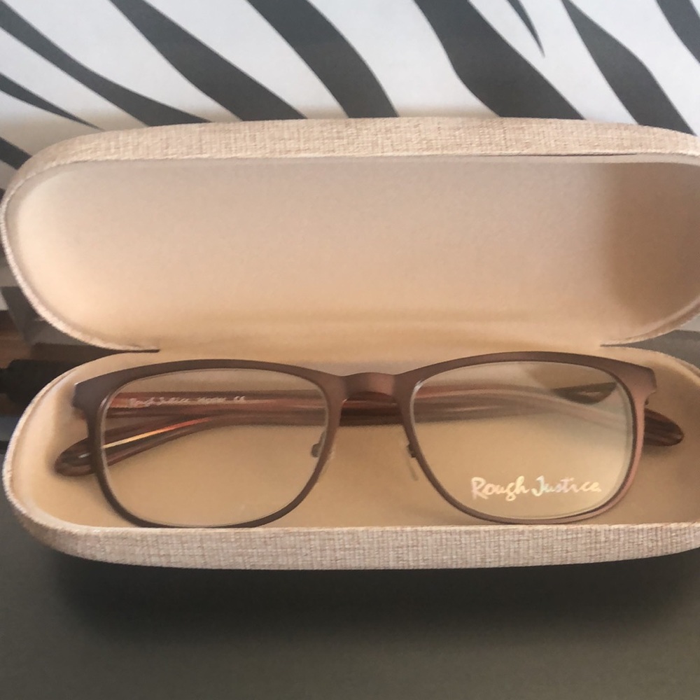 Rough Justice, prescription glasses New W/  case
